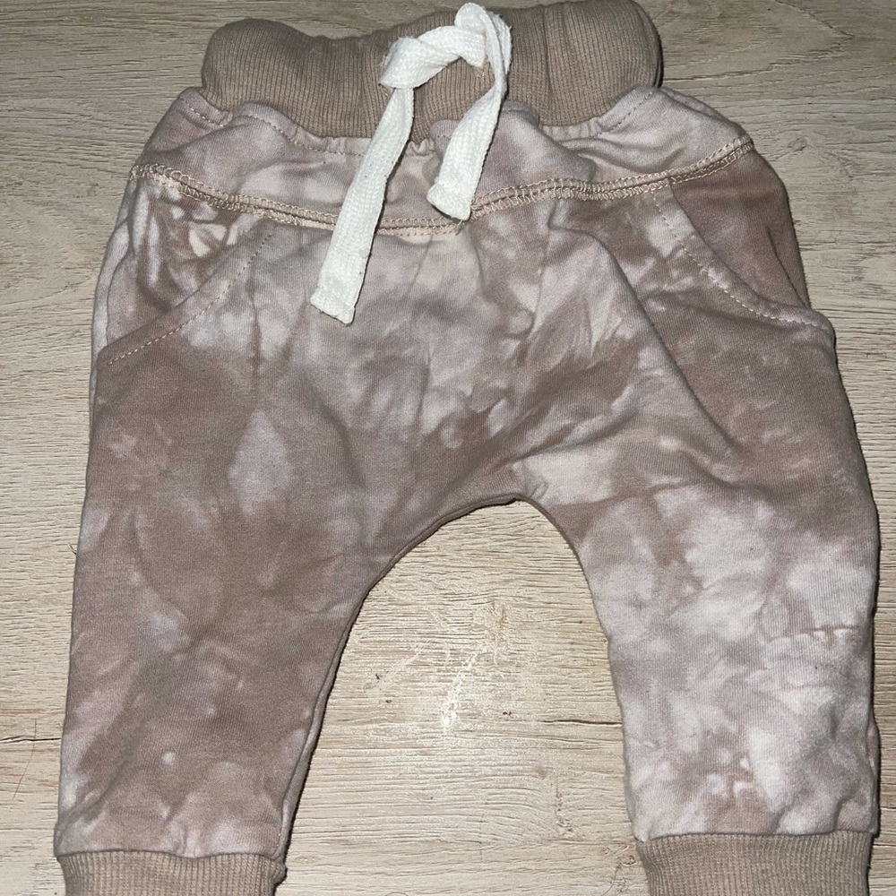 Baby Joggers - Taupe Tie Dye